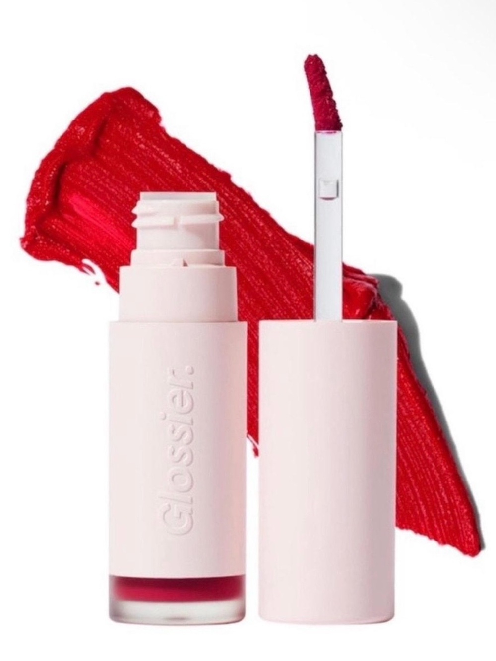Glossier Suit Soft Touch Lip Crème Jet Bright Rich Red ❤️